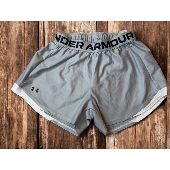 2 Under Armour  Women's Shorts Gray and Black Size XS - Picture 6 of 12